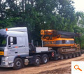 Transport 50 Tonnen Bohrger�t